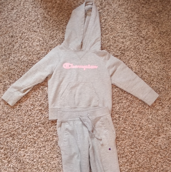champion sweatsuit toddler girl